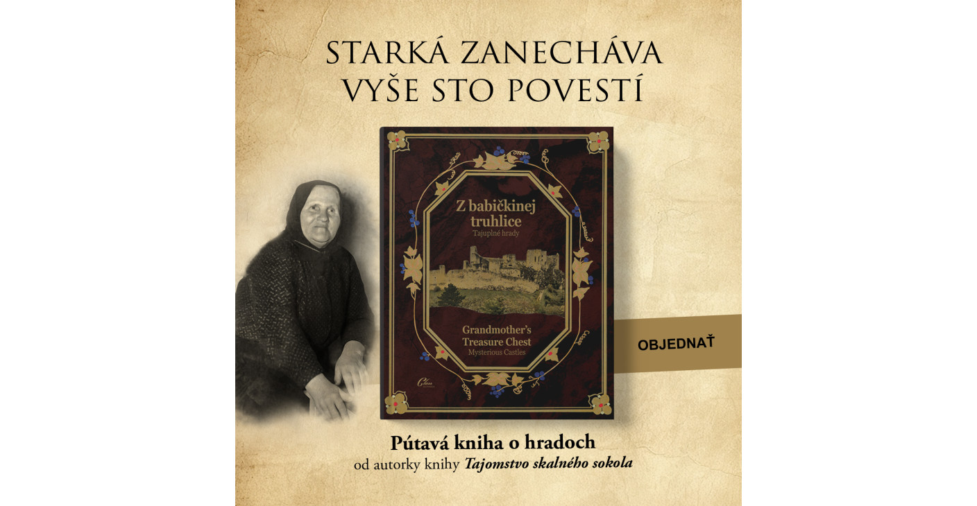 Starká rozpráva vnúčatkám vyše sto povestí o tajuplných hradoch. Výsledkom je príťažlivý titul Z babičkinej truhlice